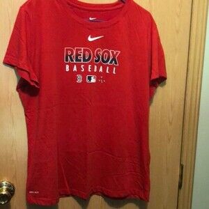 Nike dri fit red Boston red soxTshirt size XL